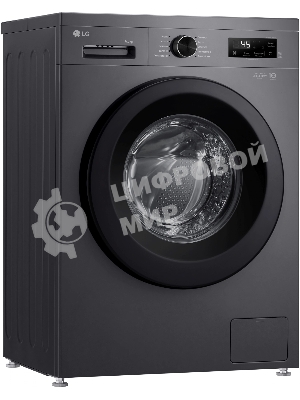 Стиральная машина LG F2Y1WS6J темно-серый, загрузка фронтальная 6,5 кг, 1200 об/мин., класс: A