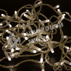 Гирлянда Neon-night Нить 10м, эффект мерцания (каждый 5-ый), прозрачный ПВХ, 230В, теплый белый