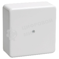 Коробка распаячная ОП 100х100х44 IP20 KM41222 (6 клем. 6 кв.мм) бел. IEK UKO10-100-100-044-K01