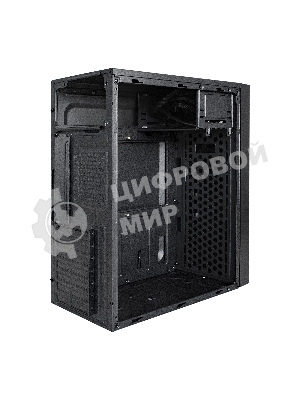 Компьютерный корпус Miditower ExeGate AA-440U-AA500 (ATX, AA500 8 см, 2*USB+1*USB 3.0, аудио, черный)