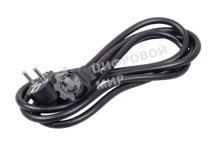 Кабель электропитания ITK PC-C13D-1M PDU 3х1,5 1м с разъемами С13 - нем.ст