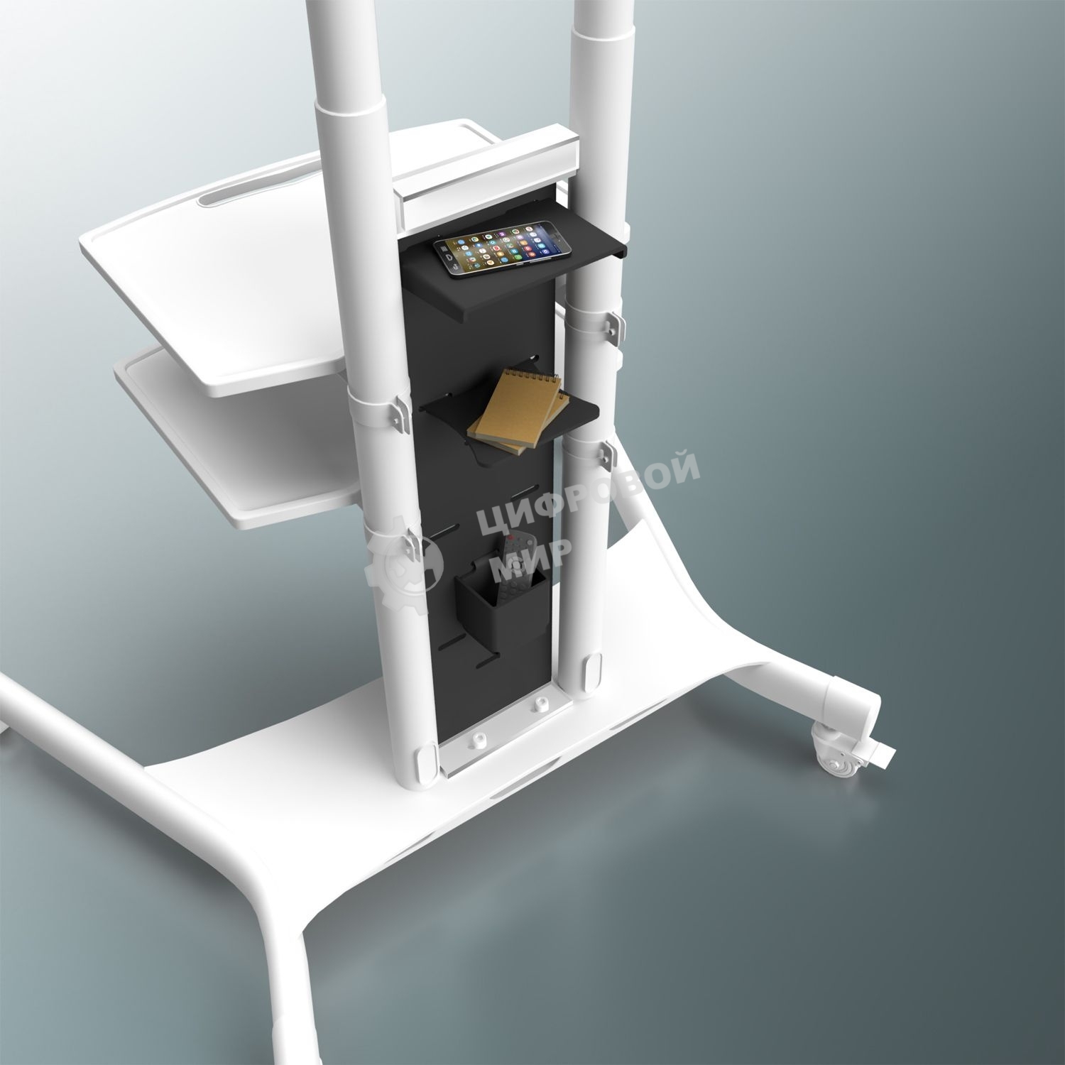 Органайзер для мобильной стойки ONKRON APP-1881, черный