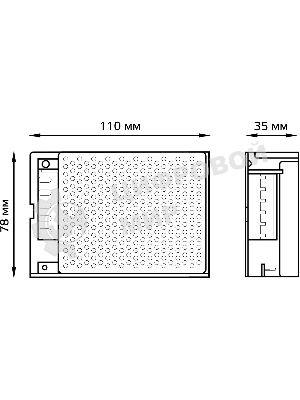 Блок питания GAUSS LED STRIP PS 60W 12V