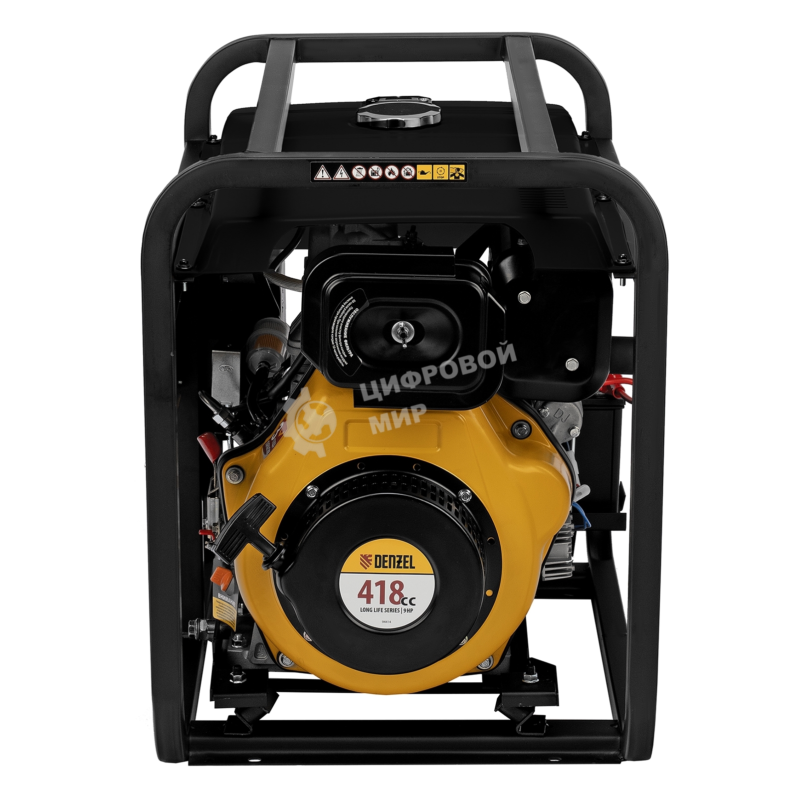 Электрогенератор дизельный Denzel DES-55E, 5.5 кВт, 110 дБ, 108.4 кг