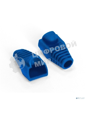 Колпачок ExeGate BC45-100-BL изолирующий для коннектора RJ-45, синий (100 шт)