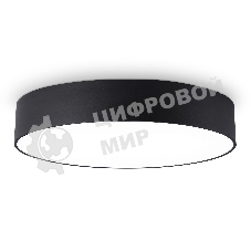 Потолочный светодиодный светильник Ambrella light FV5534 BK черный LED 60W 4200K D500*58 (Без ПДУ)