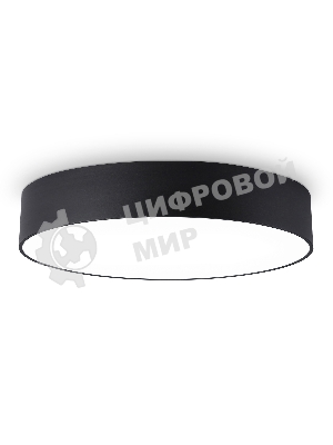 Потолочный светодиодный светильник Ambrella light FV5534 BK черный LED 60W 4200K D500*58 (Без ПДУ)