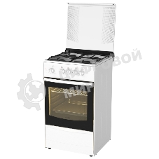 Плита газовая Darina 1B1 GM 441 018 W белый/черный, конфорок 4 шт, духовка 50 л, 50 см x 85 см x 51 см