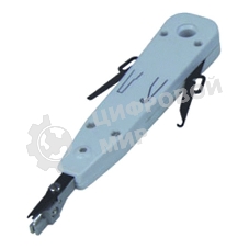 Инструмент ITK для заделки витой пары, тип Krone с крючками серый