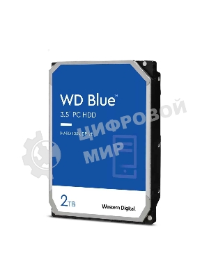 Жесткий диск Western Digital 2Tb 7200rpm WD20EZBX SATA-III Blue 256Mb 3.5