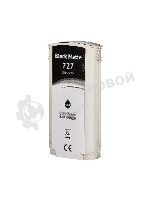 Картридж струйный Sakura B3P22A (№727 Matte Black) для HP, черный матовый, 130 мл.