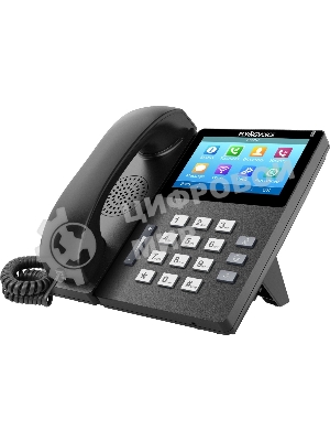 Телефон IP Flyingvoice FIP15G Plus черный (упак.:1шт)