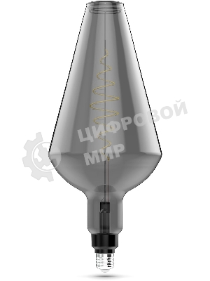 Лампа cветодиодная LED Filament Vase E27 8.5W Gray 165lm 1800K 1/2 180802005 Gauss