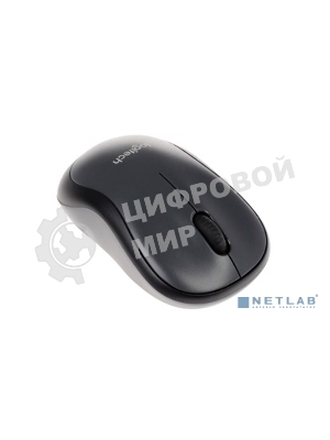 Мышь беспроводная Logitech M220 SILENT черный/серый, 1000 dpi, радиоканал, USB, кнопки - 3