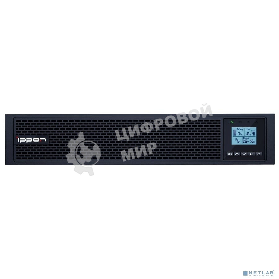 Источник бесперебойного питания Ippon Innova RT II 1500 1500Вт 1500ВА черный