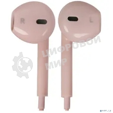 Проводные наушники Hoco M55 розовый, внутриканальные, Jack 3.5 мм