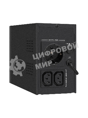 Источник бесперебойного питания ExeGate Power Smart ULB-650.LCD.AVR.1SH.2C13 650VA/360W, LCD, AVR,1*Schuko+2*C13, металлический корпус, черный