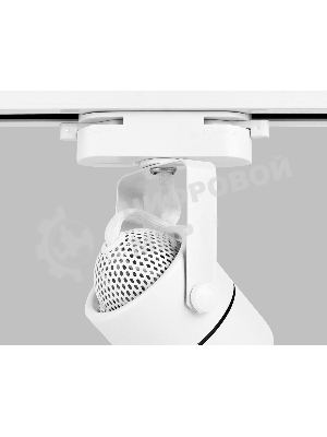 Трековый однофазный светильник со сменной лампой Ambrella light GL5101 WH белый GU10 max 12W