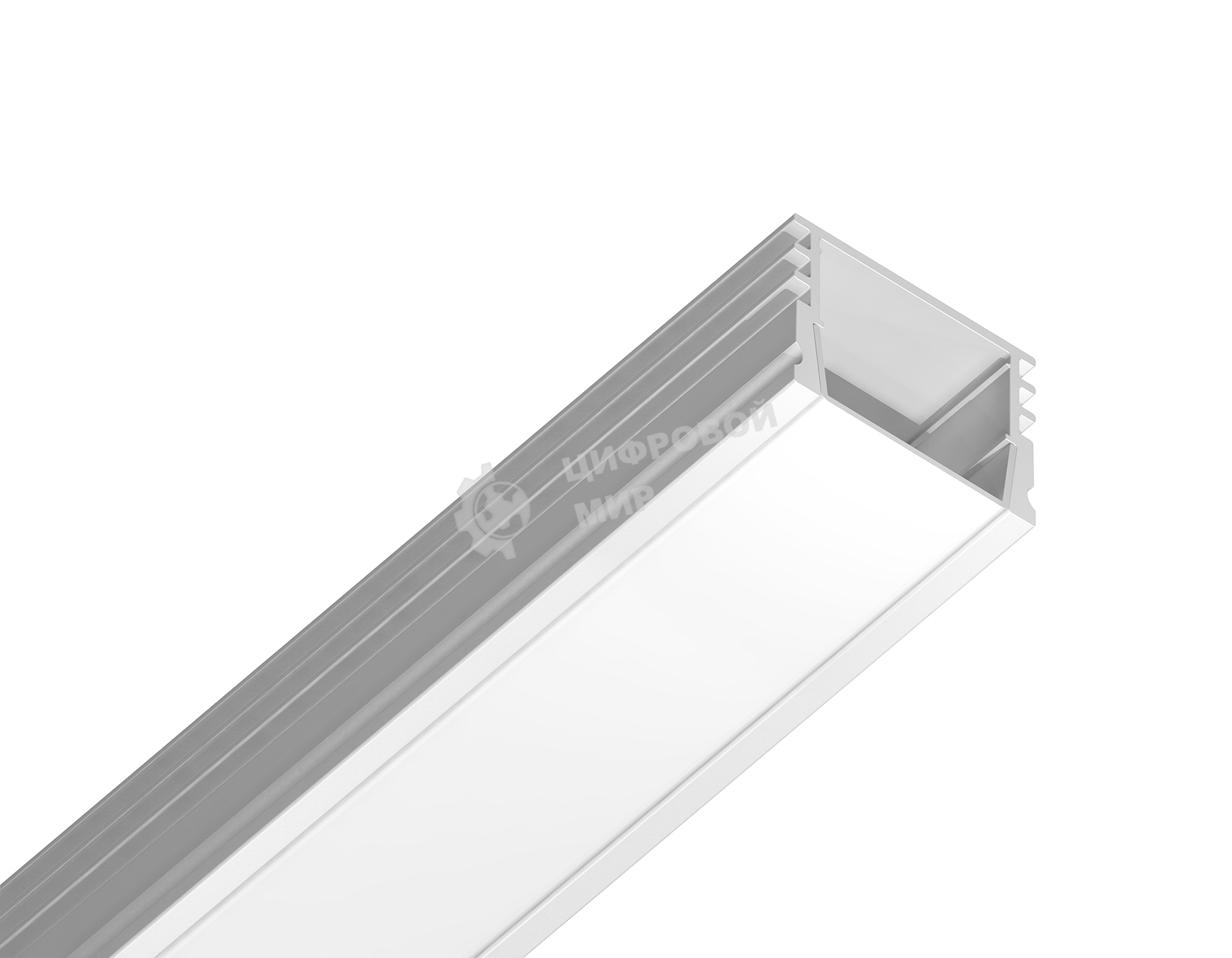 Алюминиевый профиль Ambrella light GP1750WH белый 2000*15.7*12