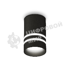 Светильник Ambrella Light XS6302062 SBK/FR черный песок/белый матовый MR16 GU5.3 (C6302, N6236)