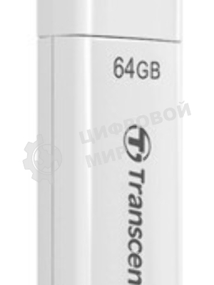 Флешка USB Transcend JetFlash 370 (TS64GJF370), 64Gb, USB 2.0, R/W 25/10, белый