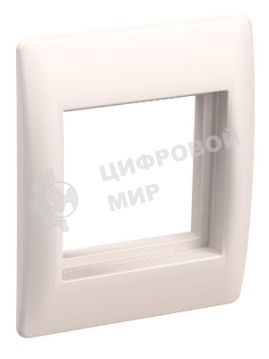 Рамка установочная под 45х45 2мод. для кабель-канала Праймер IEK CKK-40D-RU2-K01