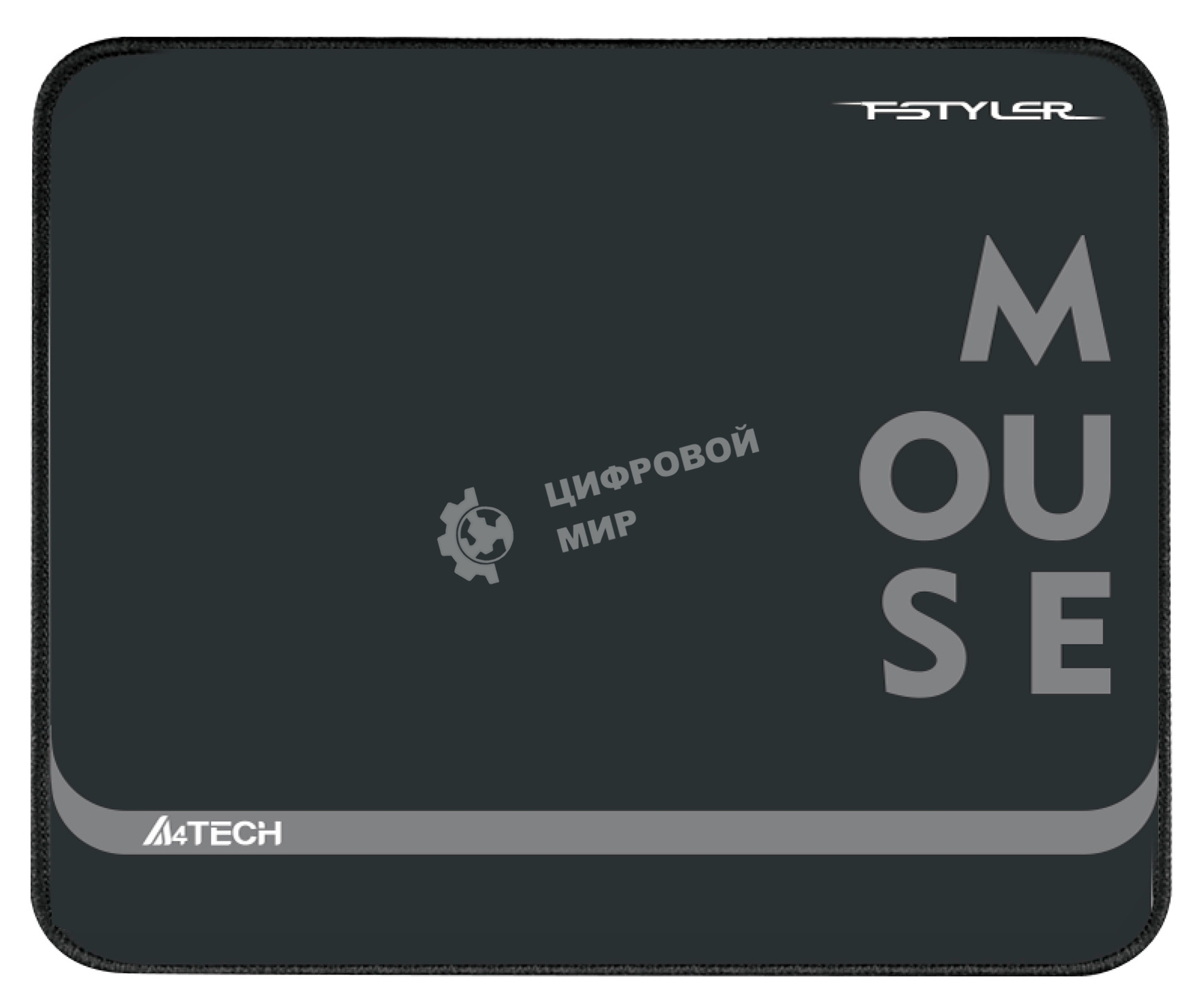 Коврик для мыши A4Tech FStyler FP20 серый/черный 250x200x2мм