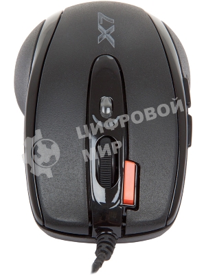 Мышь проводная A4Tech X-710BK черный, 2000 dpi, USB, кнопки - 7