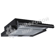 Вытяжка встраиваемая Elikor Интегра 50П-400-В2Л черный, 50 см, 400 куб. м/ч, 57 дБ