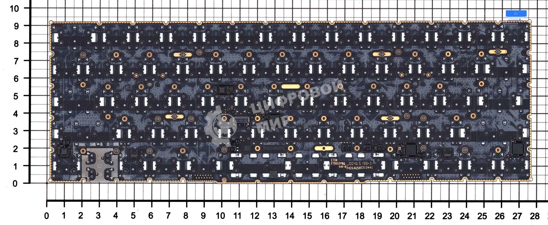 Клавиатура для ноутбука Apple MacBook Pro Retina 13