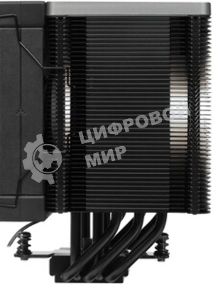 Кулер для процессора DEEPCOOL AK500 ZERO DARK черный, 120 мм, алюминий/медь, 1850 об/мин, 31.5 дБ, 4 pin, 240 Вт, 158 мм