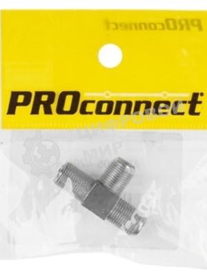 Переход соединитель PROconnect x3 гнезда F (F-тройник)