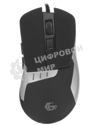 Мышь проводная Gembird MG-520 черный, 3200 dpi, USB, кнопки - 6