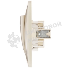 Systeme Electric Blanca внутр Беж Выключатель 1-клавишный (cх.1) с подсветкой, 10А, 250B