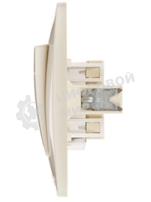 Systeme Electric Blanca внутр Беж Выключатель 1-клавишный (cх.1) с подсветкой, 10А, 250B