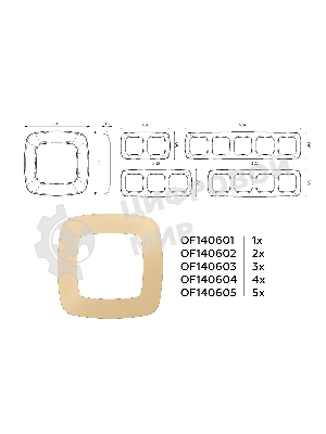 Рамка OMEGA Ecta (Шампань) 3-ая OF140603