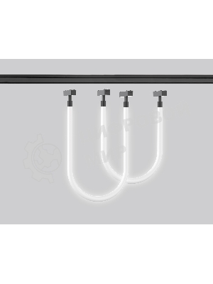 Светильник трековый светодиодный GV1707 WH белый IP20 8W 4200K 48V D21*500