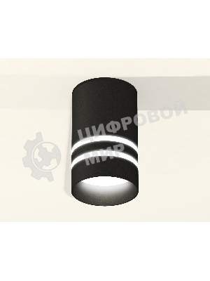 Светильник Ambrella Light XS6302062 SBK/FR черный песок/белый матовый MR16 GU5.3 (C6302, N6236)