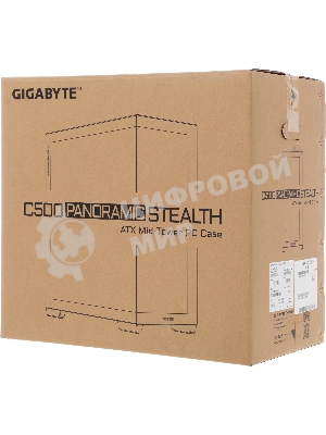 Компьютерный корпус Gigabyte Gb-C500P ST черный без БП ATX 3x120мм 6x140мм 2xUSB 3.0 1xUSB3.1 audio bott PSU