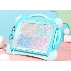 Доска для рисования Deli 50302BLUE магнитные прямоугольная 32.5х25.4мм синий
