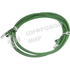 Патч-корд LANMASTER LSZH UTP cat.5e, 0.5 м, зеленый