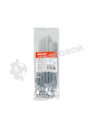 Хомут-стяжка стальная Rexant 200x7,9 мм, упаковка 50 шт.