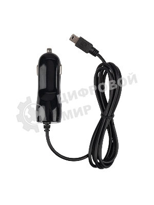 Автозарядка в прикуриватель Rexant microUSB (АЗУ) (5 V, 1000 mA) шнур спираль 1.2 м черный
