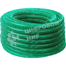 Шланг ЗУБР напорно-всасывающий со спиралью ПВХ, 3 атм, 32мм х 30м