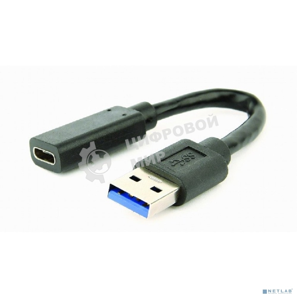 Переходник USB Cablexpert A-USB3-AMCF-01, USB 3.0M/USB Type-C, пакет