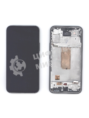 Дисплей (модуль) для Samsung Galaxy A54 5G SM-A546E в сборе с тачскрином и рамкой (Amoled) черный