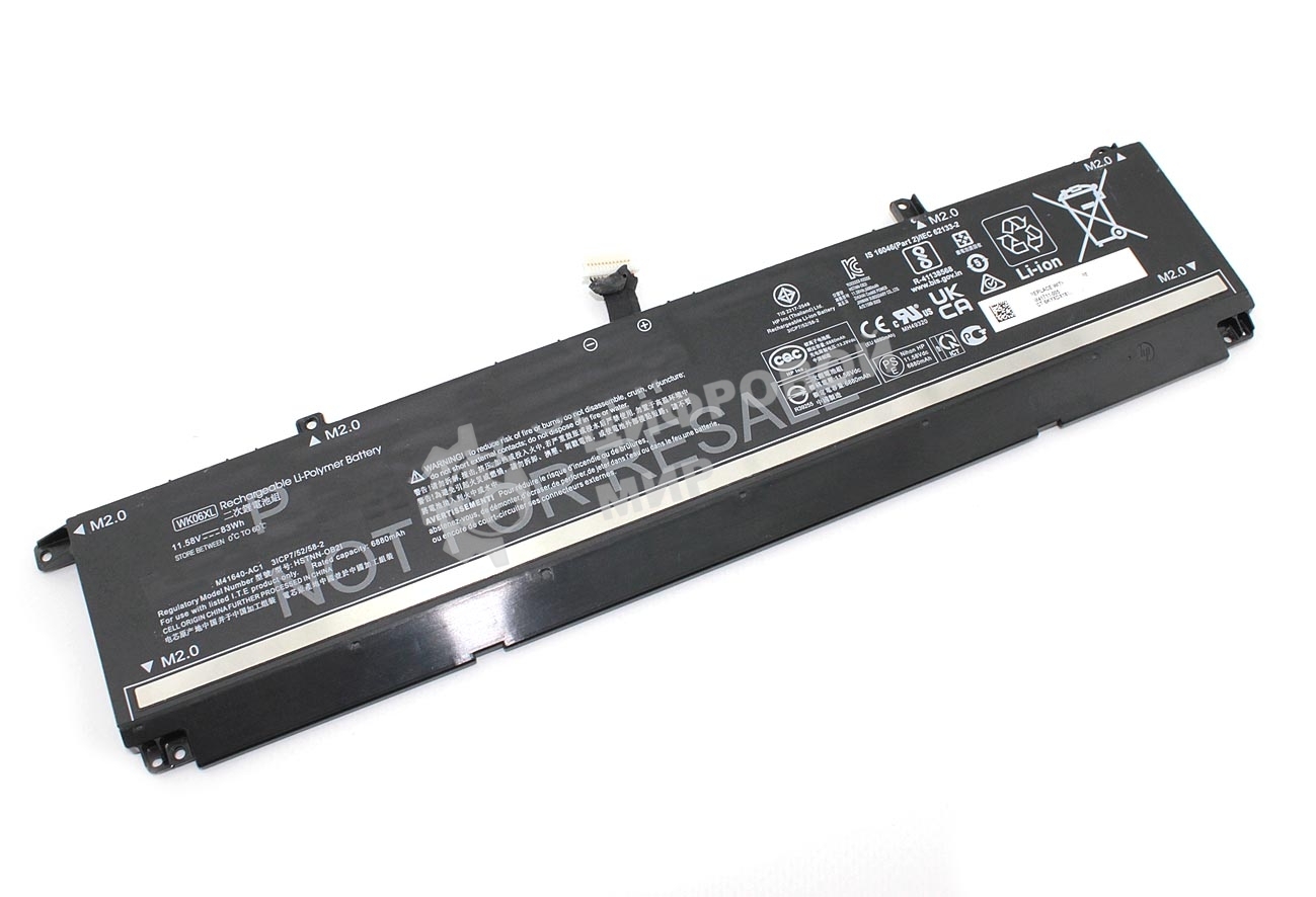 Аккумуляторная батарея для ноутбука HP Omen 17-CK 11.58V 83Wh