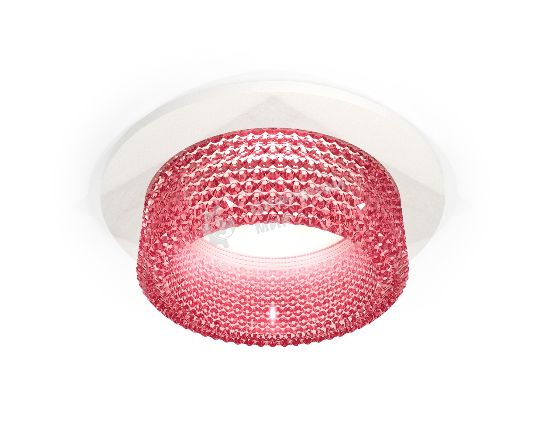 Комплект встраиваемого светильника Ambrella light XC6512042 SWH/PI белый песок/розовый MR16 GU5.3 (C6512, N6152)