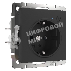 Умная розетка (черный матовый) W1171608