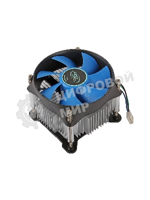 Кулер для процессора DEEPCOOL THETA 31 PWM черный/синий, 92 мм, алюминий/медь, 2400 об/мин, 32.5 дБ, 4 pin, 95 Вт, 60 мм